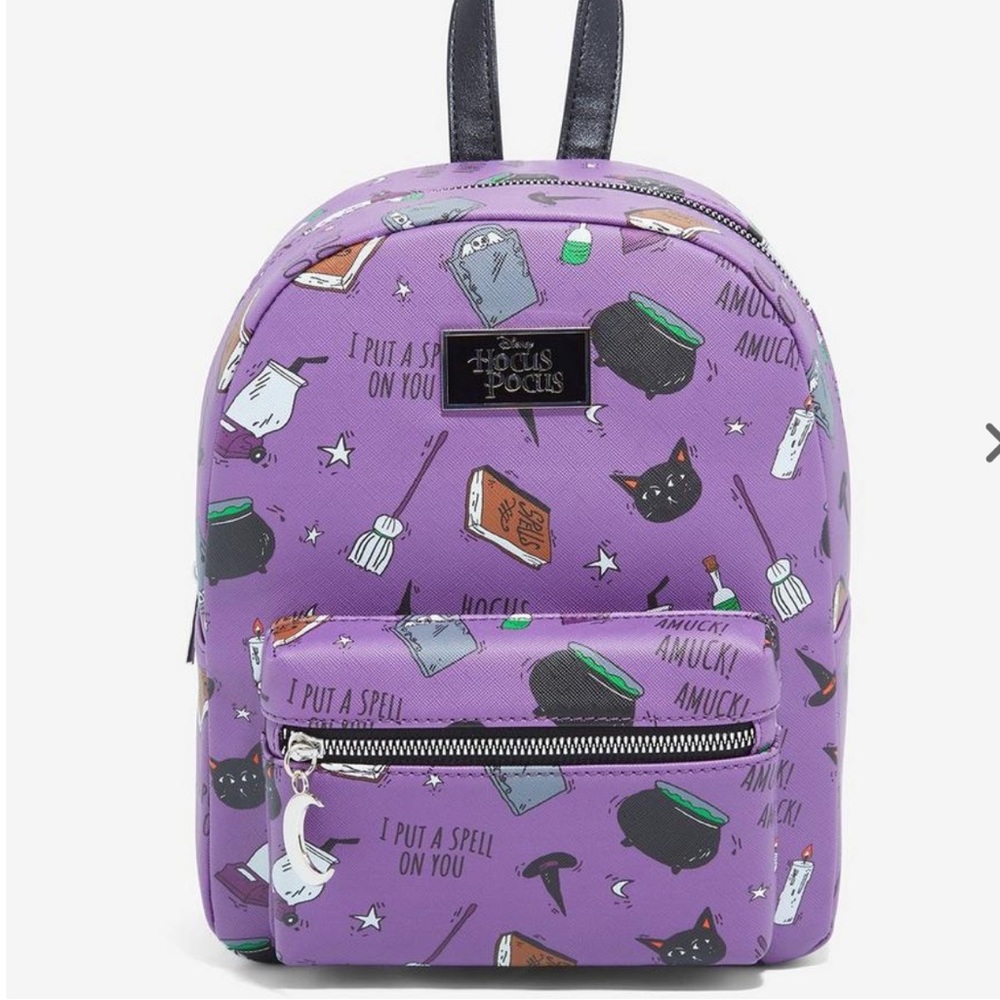 NWT Hot Topic Disney Hocus Pocus Icons Mini Backpack